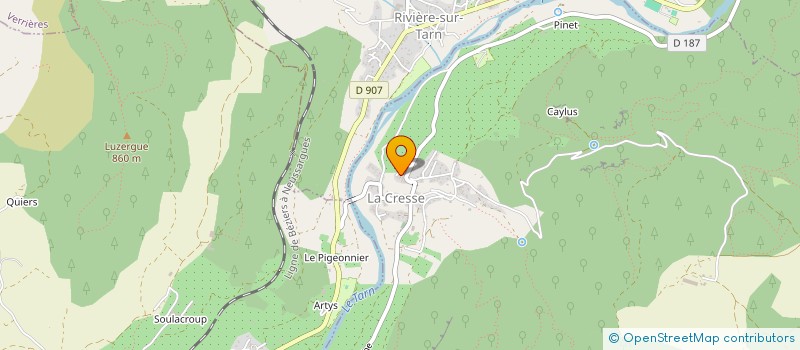 localisation de l'entreprise MONSIEUR PHILIPPE JULIAN à RIVIERE-SUR-TARN
