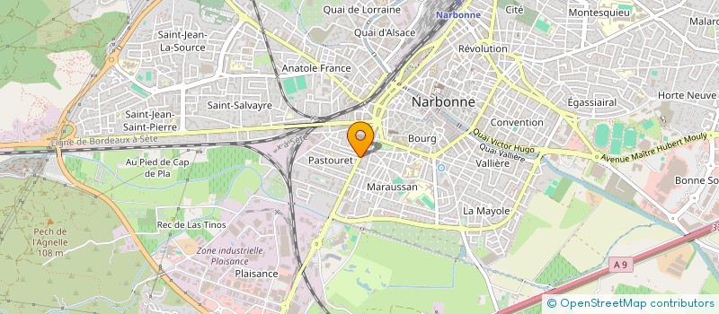localisation de l'entreprise MONSIEUR PHILIPPE JULIEN à NARBONNE