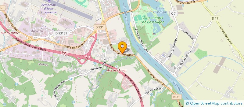 localisation de l'entreprise MONSIEUR PHILIPPE JULIEN  LE PASSAGE