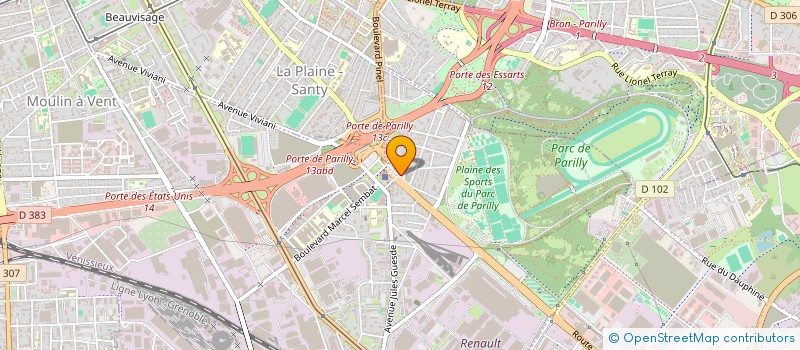 localisation de l'entreprise MONSIEUR PHILIPPE JULLIEN  VENISSIEUX