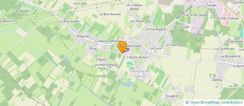 localisation de l'entreprise MONSIEUR PHILIPPE JUMEAUX  SAVIGNY-EN-VERON