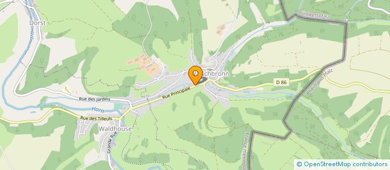 localisation de l'entreprise MONSIEUR PHILIPPE JUNG à WALSCHBRONN