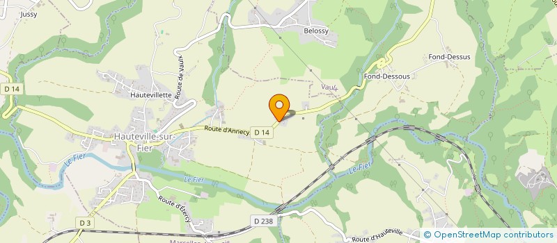 localisation de l'entreprise MONSIEUR PHILIPPE JUSZCZAK  HAUTEVILLE-SUR-FIER