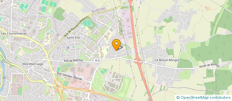 localisation de l'entreprise MONSIEUR PHILIPPE JUTANT à POITIERS