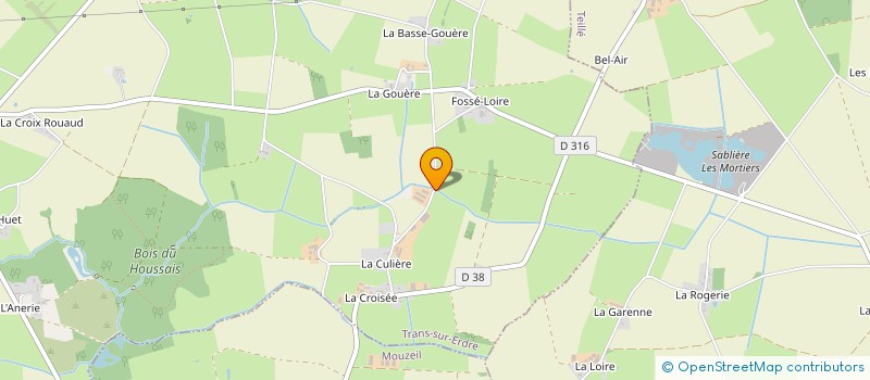 localisation de l'entreprise MONSIEUR PHILIPPE JUVIN à TRANS-SUR-ERDRE