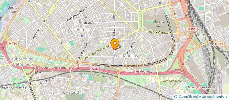 localisation de l'entreprise MONSIEUR PHILIPPE KALAMBAYI à LILLE