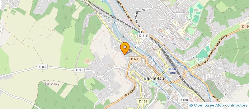 localisation de l'entreprise MONSIEUR PHILIPPE KALCK à BAR-LE-DUC