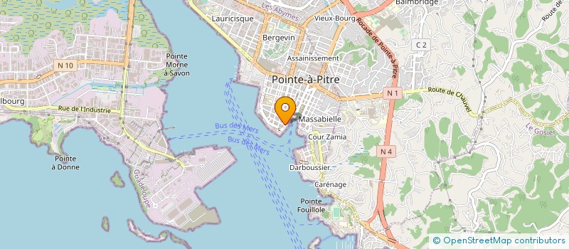 localisation de l'entreprise MONSIEUR PHILIPPE KALIL à POINTE A PITRE