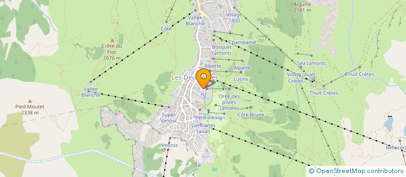 localisation de l'entreprise MONSIEUR PHILIPPE KAPPLER  LES DEUX ALPES