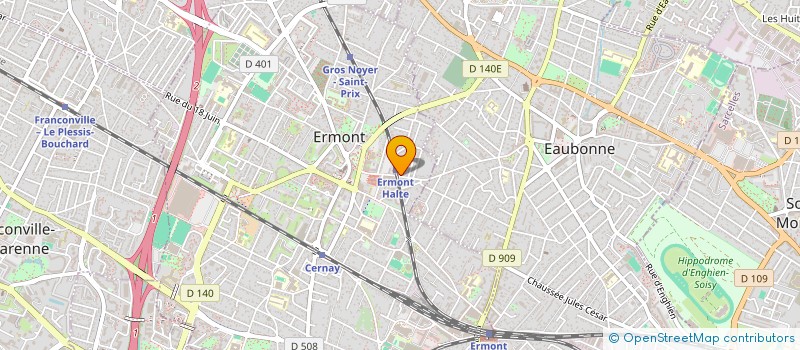 localisation de l'entreprise MONSIEUR PHILIPPE KARCZEWSKI  ERMONT