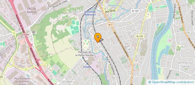 localisation de l'entreprise MONSIEUR PHILIPPE KAZA NGO  CORBEIL-ESSONNES