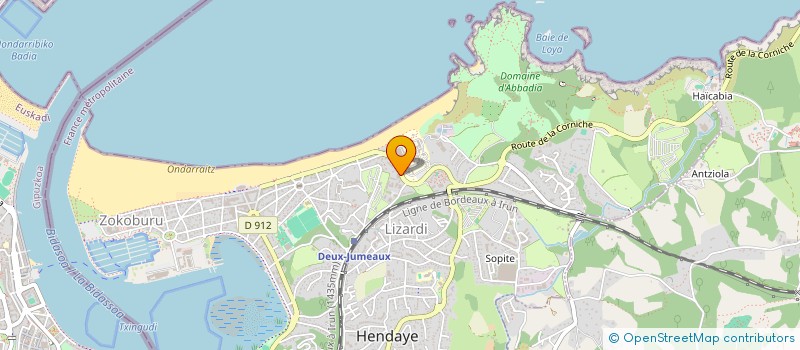 localisation de l'entreprise MONSIEUR PHILIPPE KEHRIG  HENDAYE