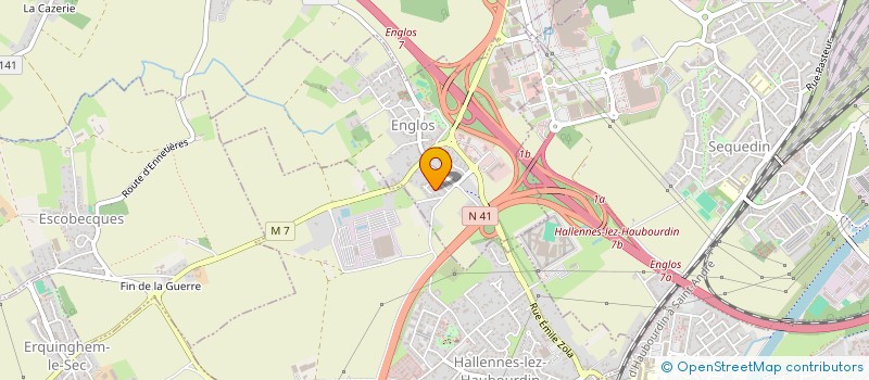 localisation de l'entreprise MONSIEUR PHILIPPE KERCKHOF  ENGLOS