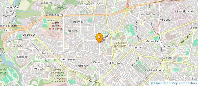 localisation de l'entreprise MONSIEUR PHILIPPE KERGONNA à BREST