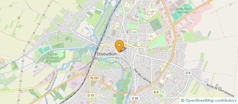 localisation de l'entreprise MONSIEUR PHILIPPE KEROUAULT à ISSOUDUN
