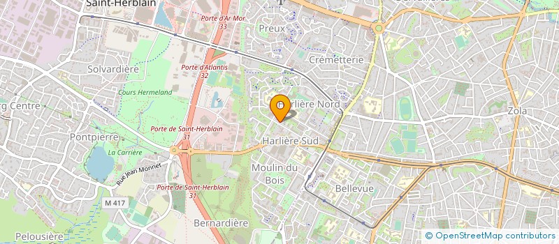 localisation de l'entreprise MONSIEUR PHILIPPE KERROUAULT à SAINT-HERBLAIN
