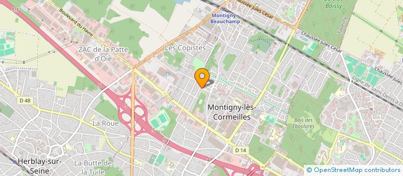 localisation de l'entreprise MONSIEUR PHILIPPE KERT  MONTIGNY-LES-CORMEILLES