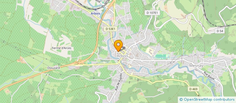 localisation de l'entreprise MONSIEUR PHILIPPE KETTENMEYER à ARBOIS