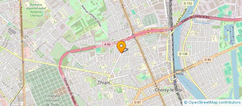 localisation de l'entreprise MONSIEUR PHILIPPE KHAUV  THIAIS