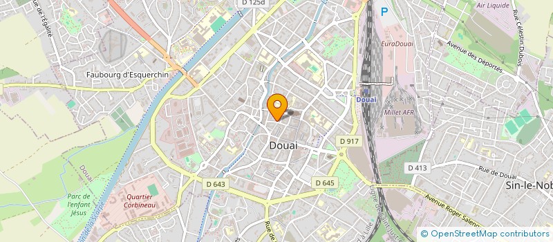 localisation de l'entreprise MONSIEUR PHILIPPE KHOUAJA  DOUAI