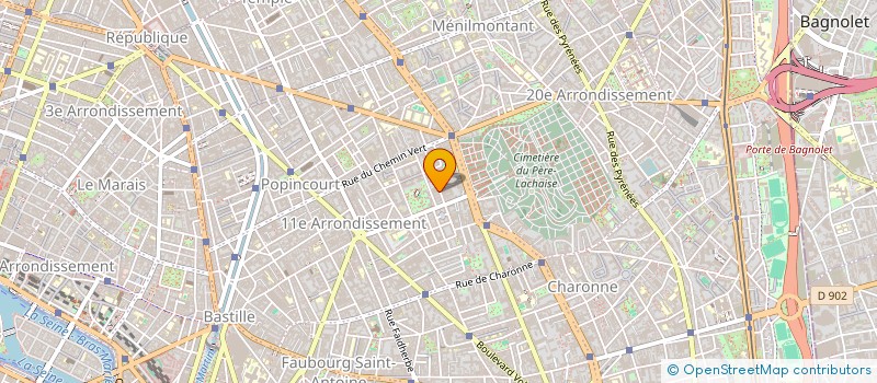 localisation de l'entreprise MONSIEUR PHILIPPE KIEHL  PARIS