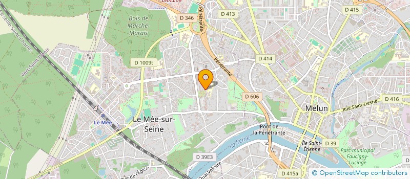 localisation de l'entreprise MONSIEUR PHILIPPE KINDOMBA  LE MEE-SUR-SEINE