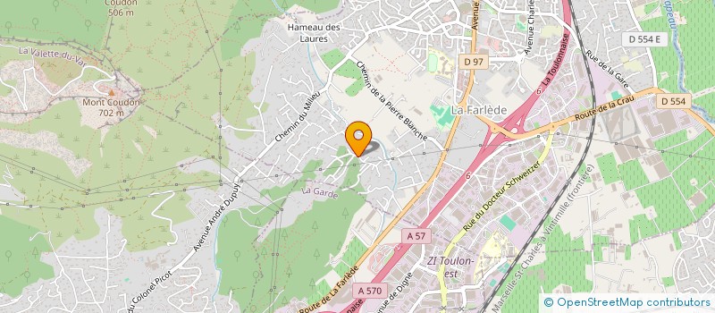 localisation de l'entreprise MONSIEUR PHILIPPE KITANIDES  LE BEAUSSET