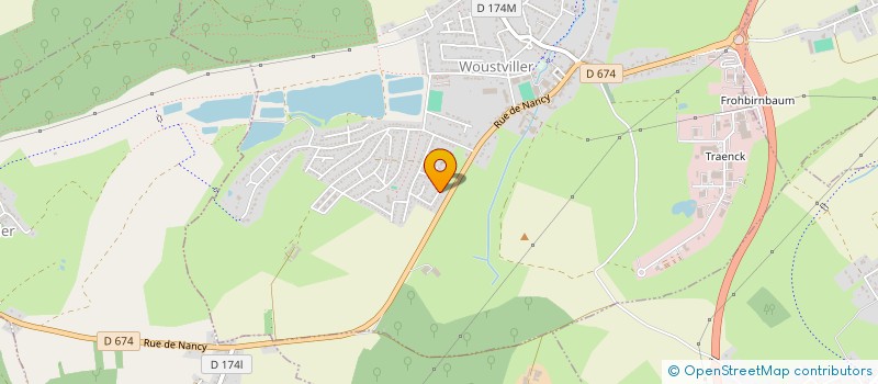 localisation de l'entreprise MONSIEUR PHILIPPE KLEIN  WOUSTVILLER