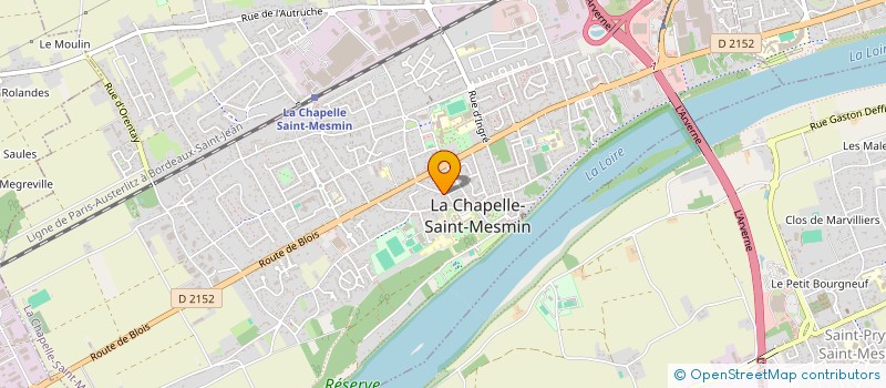 localisation de l'entreprise MONSIEUR PHILIPPE KLEIN à LA CHAPELLE-SAINT-MESMIN