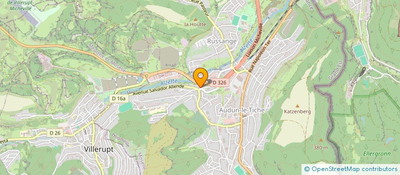 localisation de l'entreprise MONSIEUR PHILIPPE KLEIVER  AUDUN-LE-TICHE