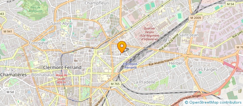 localisation de l'entreprise MONSIEUR PHILIPPE KLOECKNER  CLERMONT-FERRAND