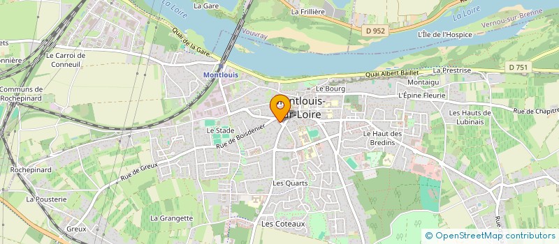 localisation de l'entreprise MONSIEUR PHILIPPE KLOWJKOWSKI  MONTLOUIS-SUR-LOIRE