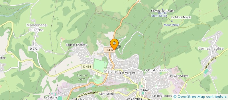 localisation de l'entreprise MONSIEUR PHILIPPE KOHLER  MAICHE