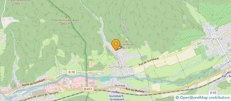 localisation de l'entreprise MONSIEUR PHILIPPE KONRATH  GUNSBACH