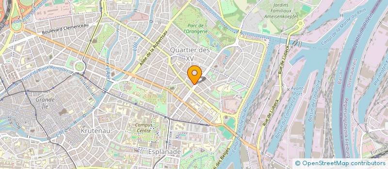 localisation de l'entreprise MONSIEUR PHILIPPE KORNFELD à STRASBOURG