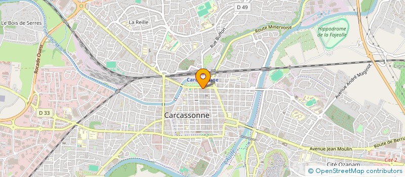 localisation de l'entreprise MONSIEUR PHILIPPE KOUATER à CARCASSONNE