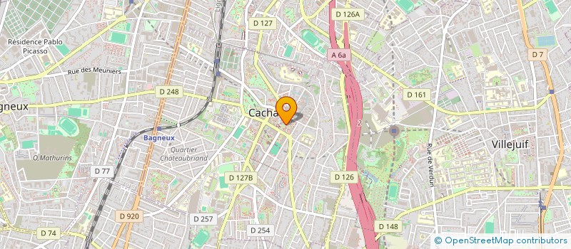 localisation de l'entreprise MONSIEUR PHILIPPE KOUNDE  CACHAN