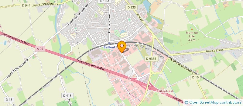 localisation de l'entreprise MONSIEUR PHILIPPE KOUSSA à BAILLEUL