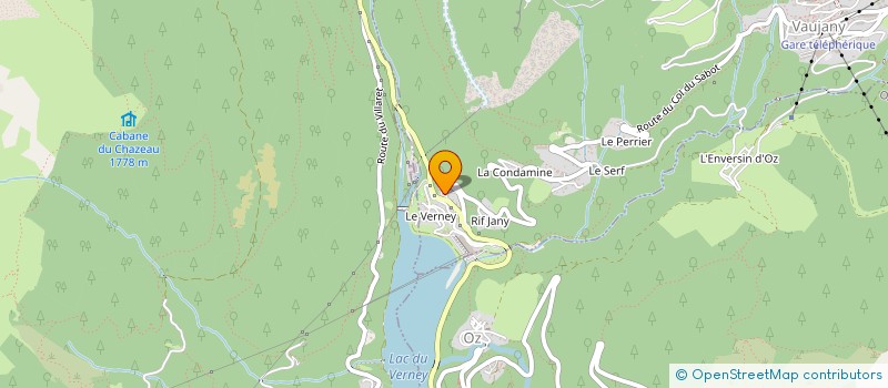 localisation de l'entreprise MONSIEUR PHILIPPE KOZMIN  VAUJANY