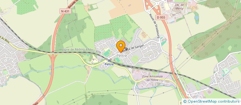 localisation de l'entreprise MONSIEUR PHILIPPE KREMER  PELTRE