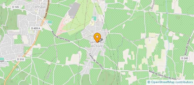 localisation de l'entreprise MONSIEUR PHILIPPE KRENINGER  SAINT-PAULET-DE-CAISSON