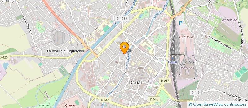 localisation de l'entreprise MONSIEUR PHILIPPE KUBASIK  DOUAI