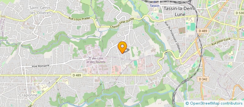 localisation de l'entreprise MONSIEUR PHILIPPE KUZDZAL  TASSIN-LA-DEMI-LUNE