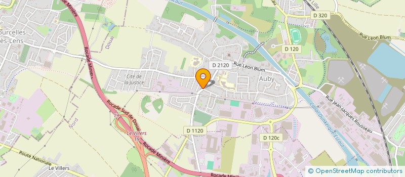 localisation de l'entreprise MONSIEUR PHILIPPE KWIAS à AUBY