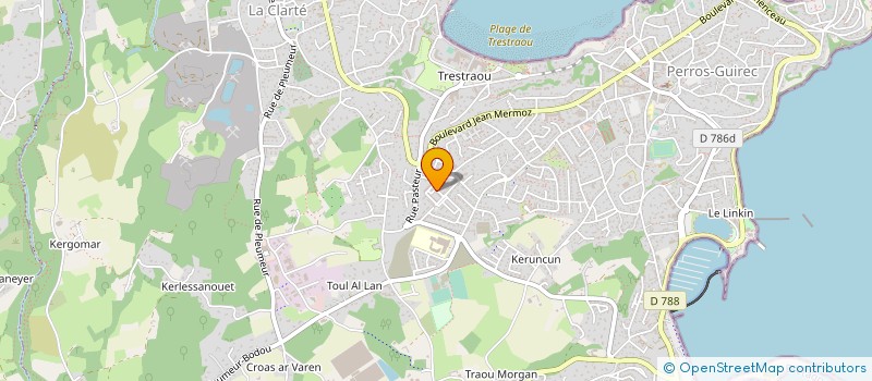 localisation de l'entreprise MONSIEUR PHILIPPE L'HENAF à PERROS-GUIREC