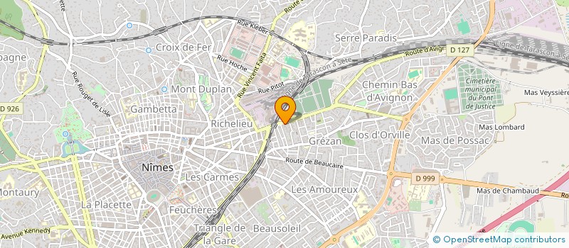 localisation de l'entreprise MONSIEUR PHILIPPE LABAUME  NIMES