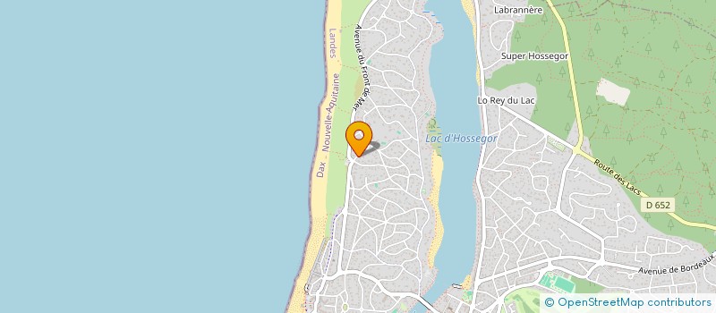localisation de l'entreprise MONSIEUR PHILIPPE LABBE  SOORTS-HOSSEGOR