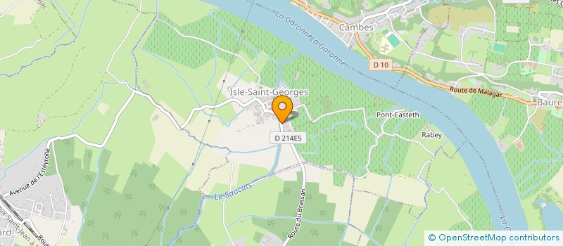 localisation de l'entreprise MONSIEUR PHILIPPE LABBE  ISLE-SAINT-GEORGES