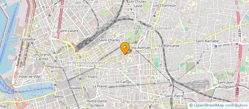 localisation de l'entreprise MONSIEUR PHILIPPE LABE à MARSEILLE