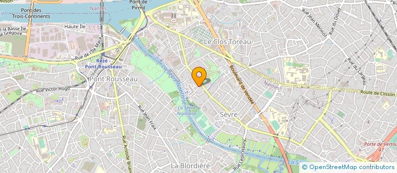 localisation de l'entreprise MONSIEUR PHILIPPE LABORDE-CASTEX  NANTES